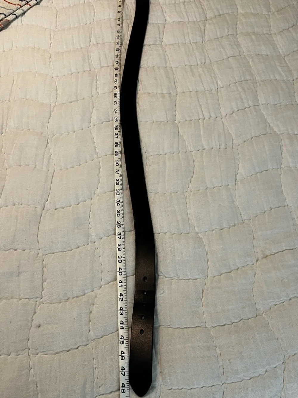 Men's Black Leather Belt